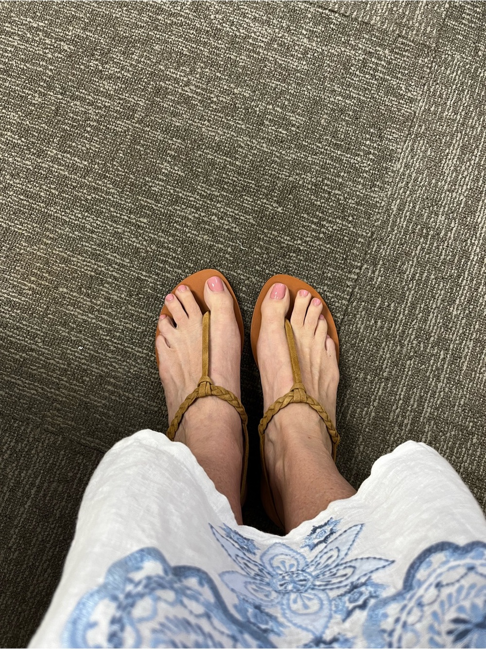 Julia Amory x M.Gemi Womens Tan Treccina Sandals - Picture 2 of 3